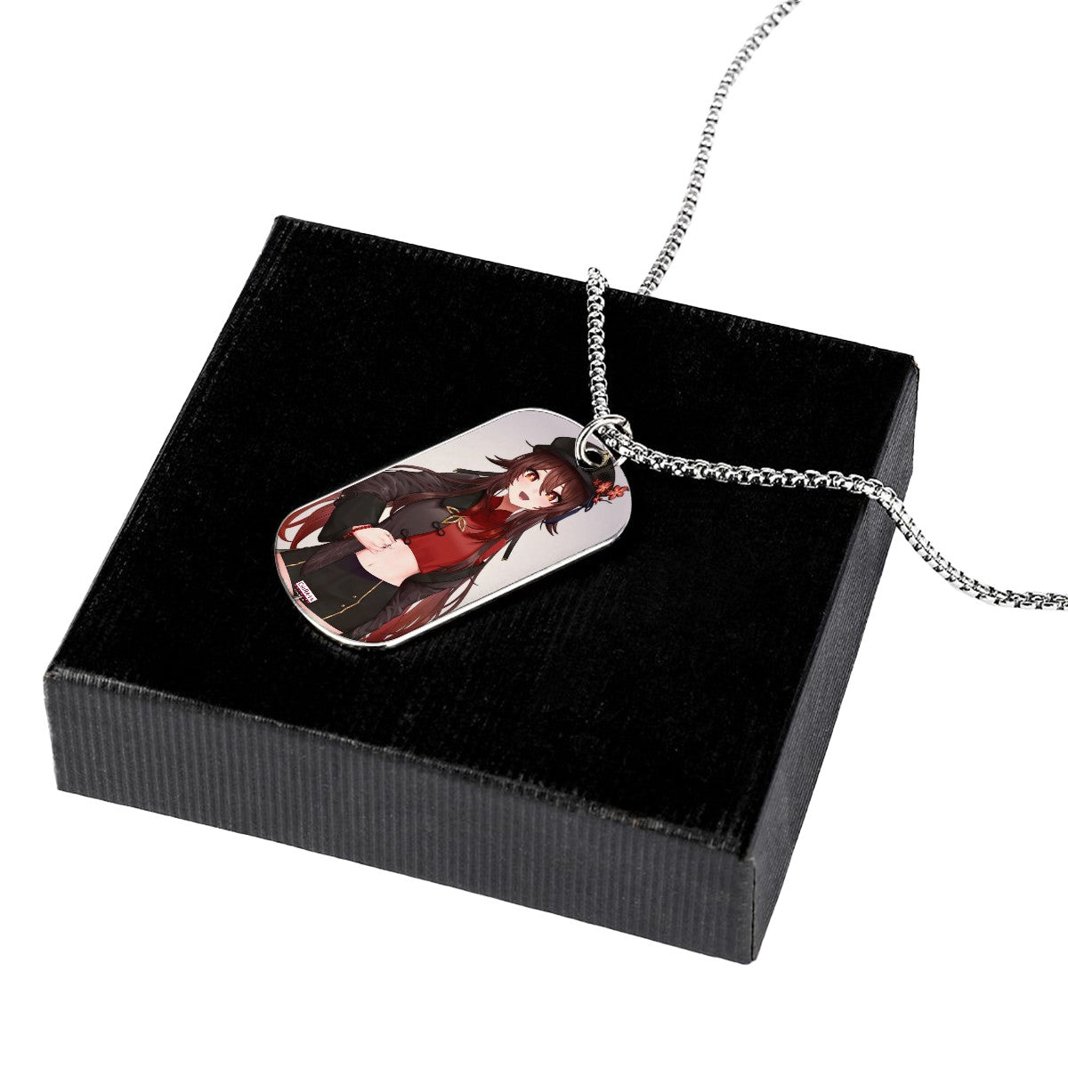 Genshin Impact Titanium Necklace - Hu Tao: "Crop Top Tao"