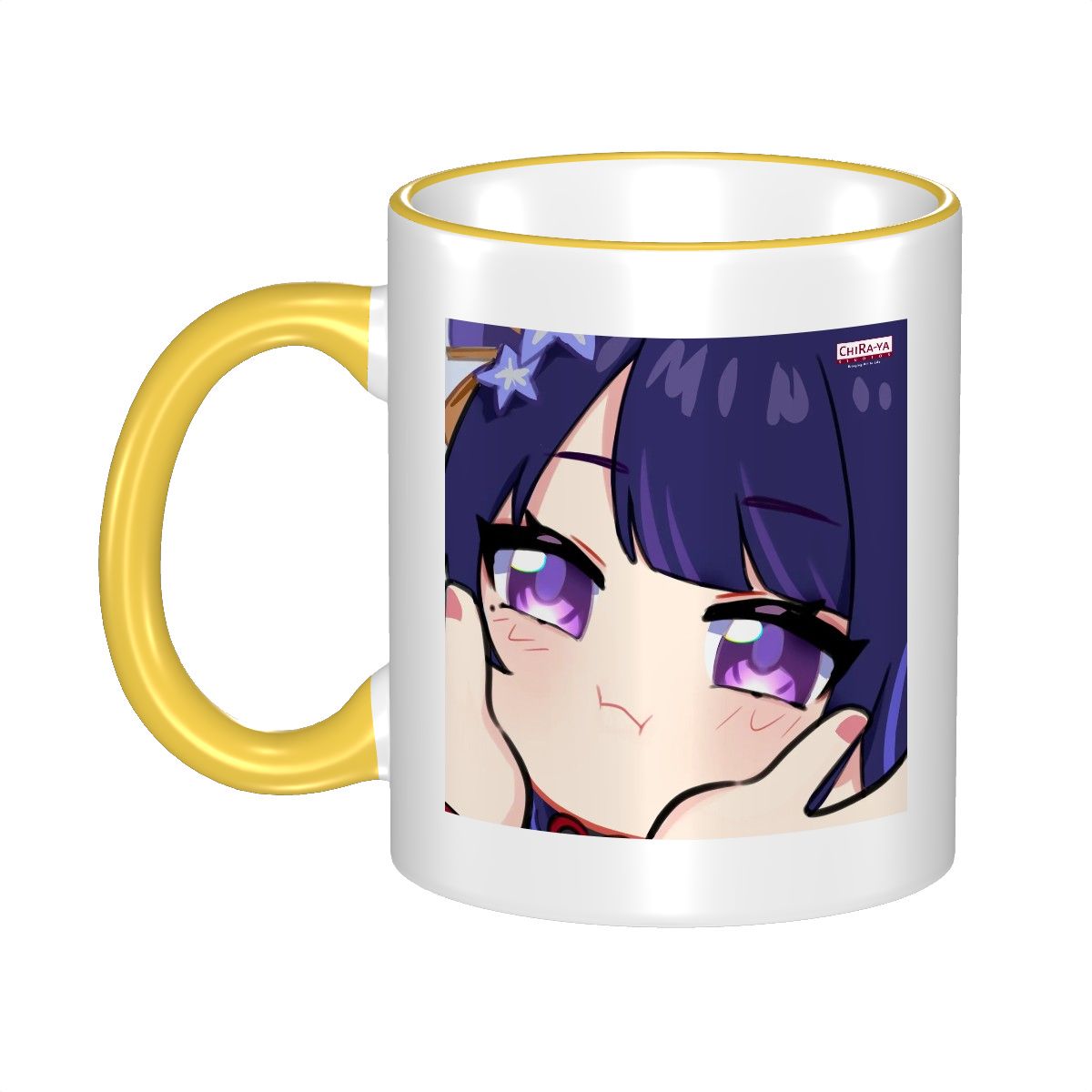 Genshin Impact Squishy Series Ceramic Mug - Raiden Shogun