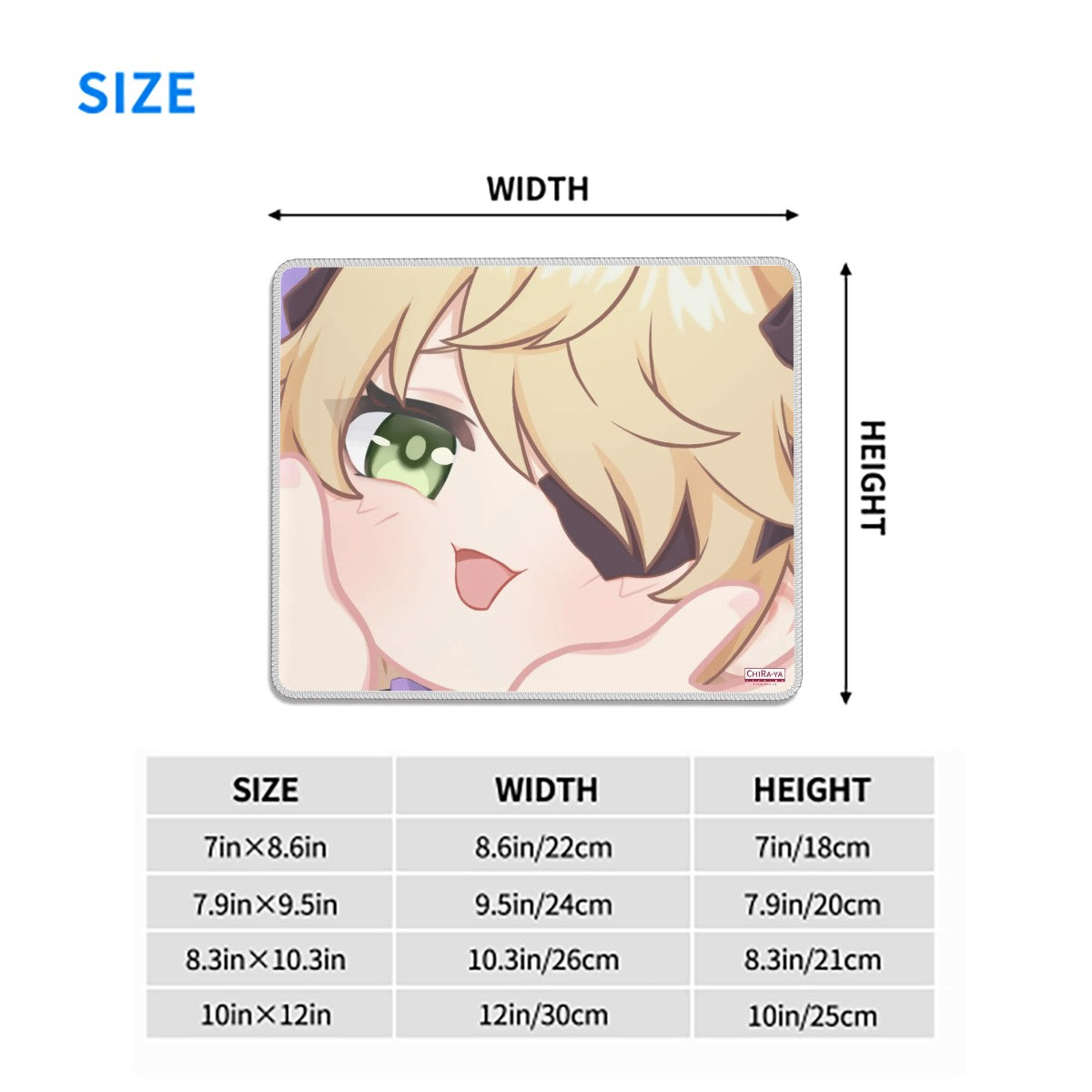 Genshin Impact Squishy Series Gaming Mouse Pad - Fischl