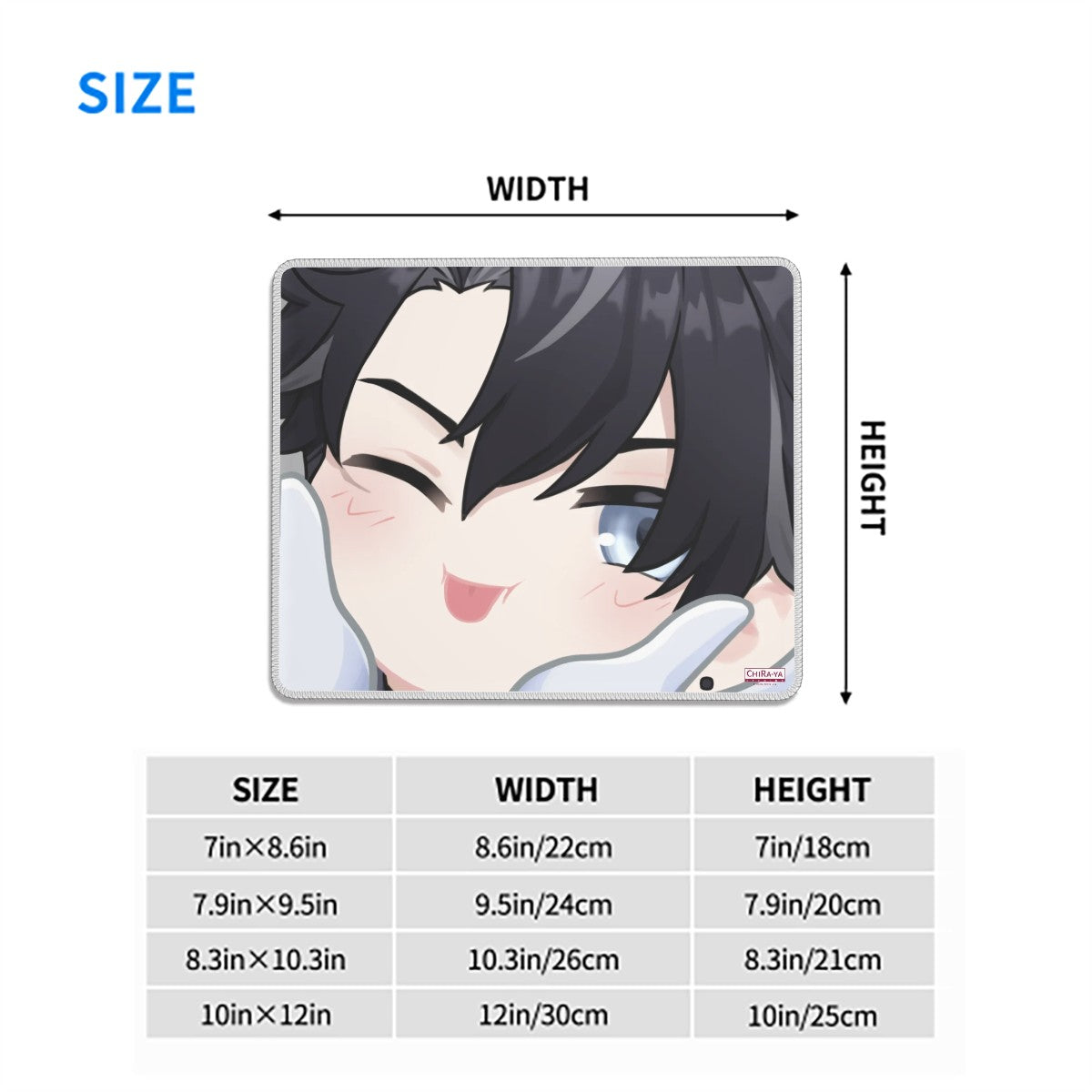 Genshin Impact Squishy Series Gaming Mouse Pad - Wriothesley