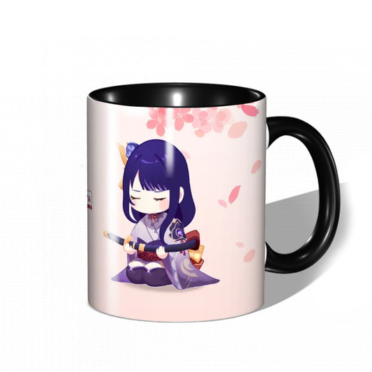 Genshin Impact Ceramic Mug - Raiden Shogun & Yae Miko: The Irodori Statues of Eimiko