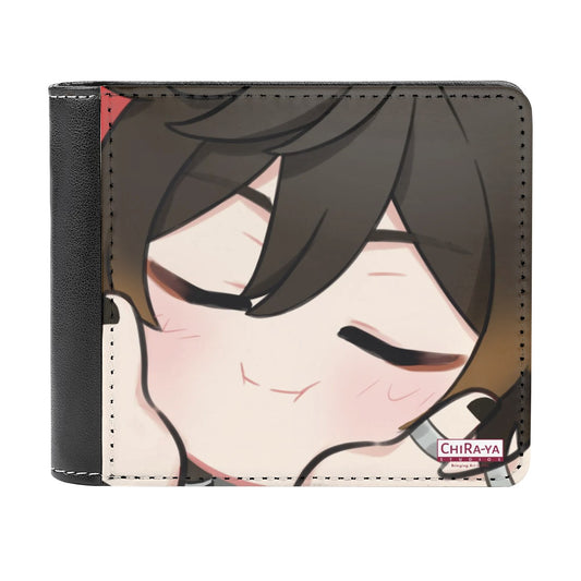 Genshin Impact Squishy Series Leather Wallet - Zhongli