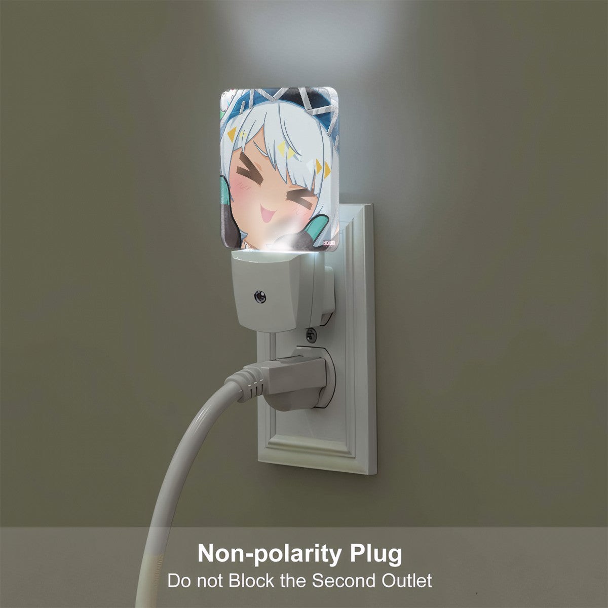 Genshin Impact Squishy Series Automatic LED Night Light - Mualani