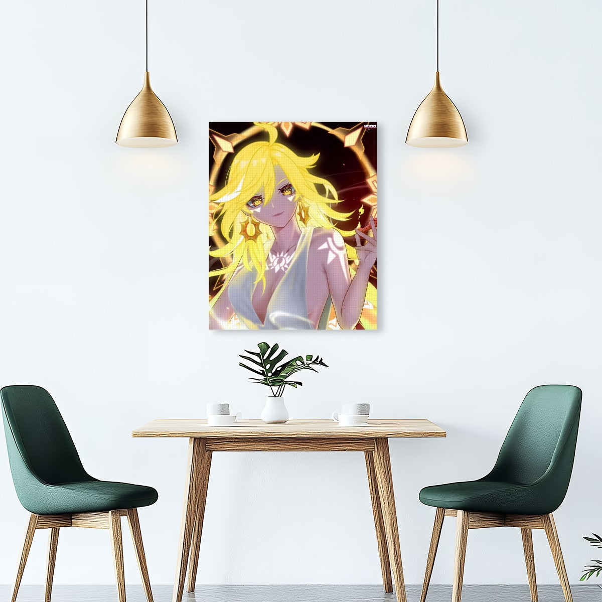 Genshin Impact DIY Diamond Painting Kit - Mavuika: "Come and Get It" (Archon Outfit)
