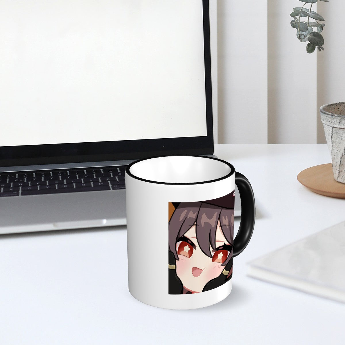 Genshin Impact Squishy Series Ceramic Mug - Hu Tao