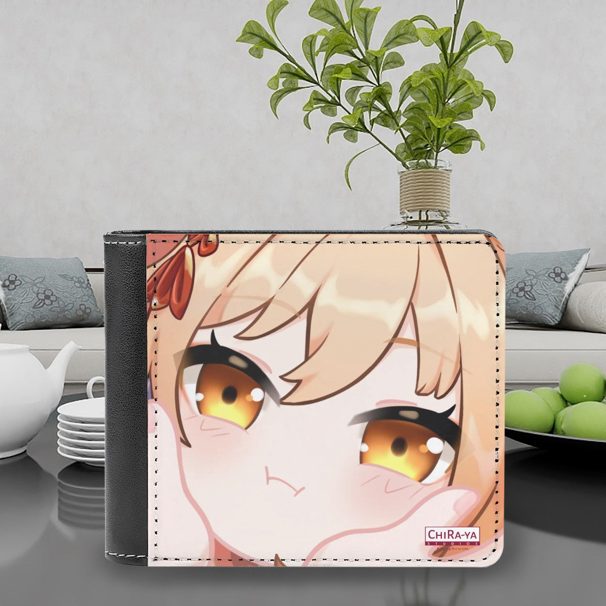Genshin Impact Squishy Series Leather Wallet - Yoimiya