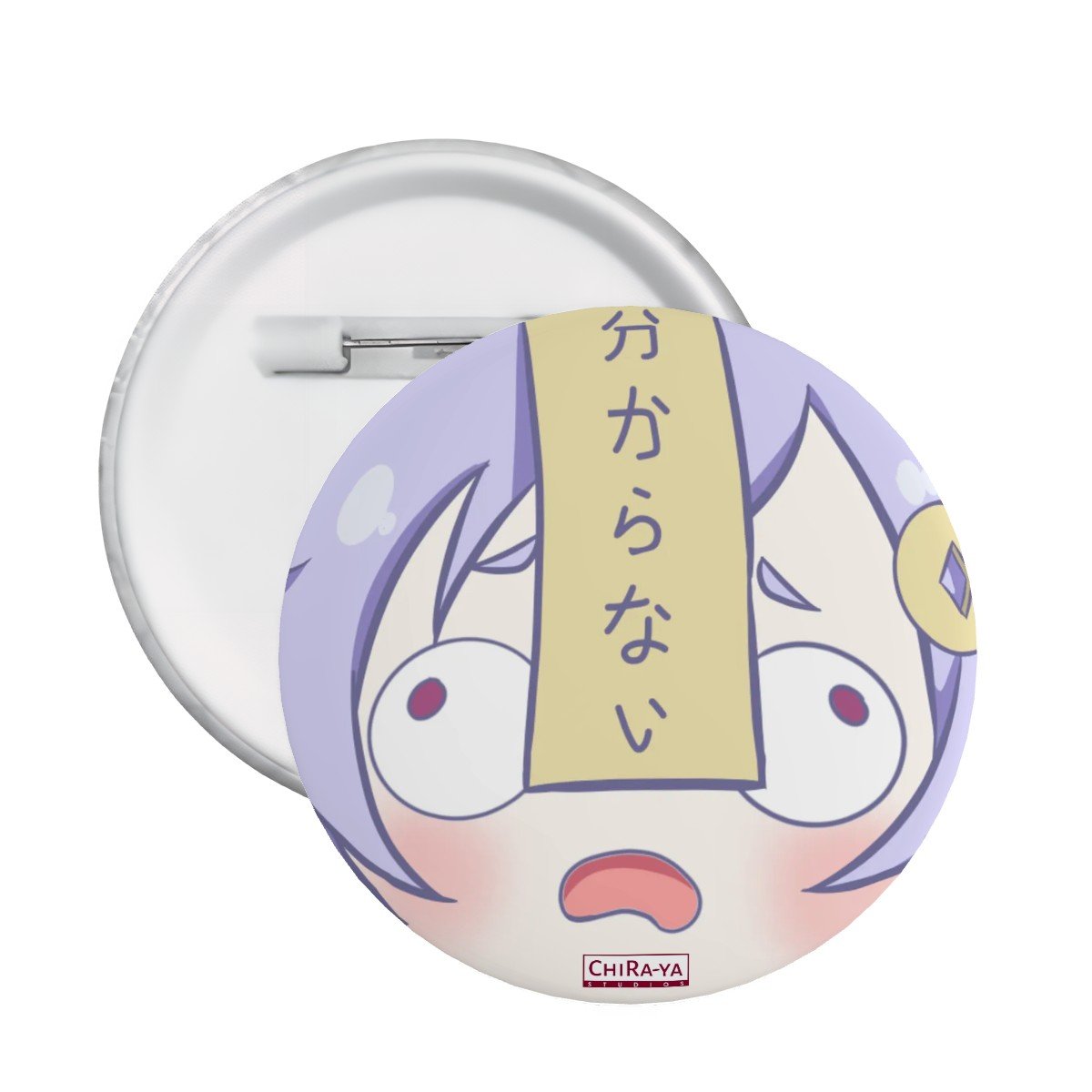 Genshin Impact Pin Badge - Derp series