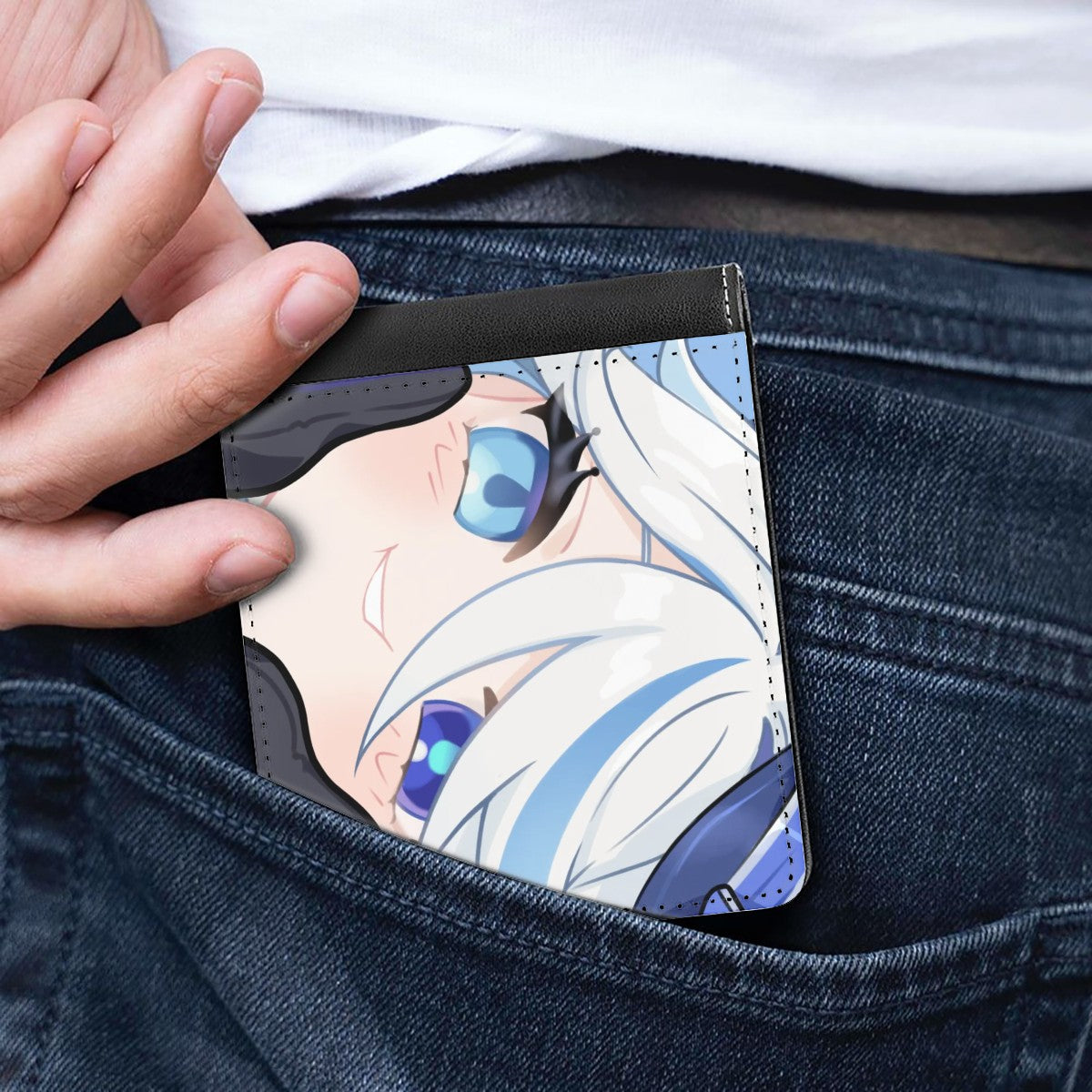 Genshin Impact Squishy Series Leather Wallet - Furina