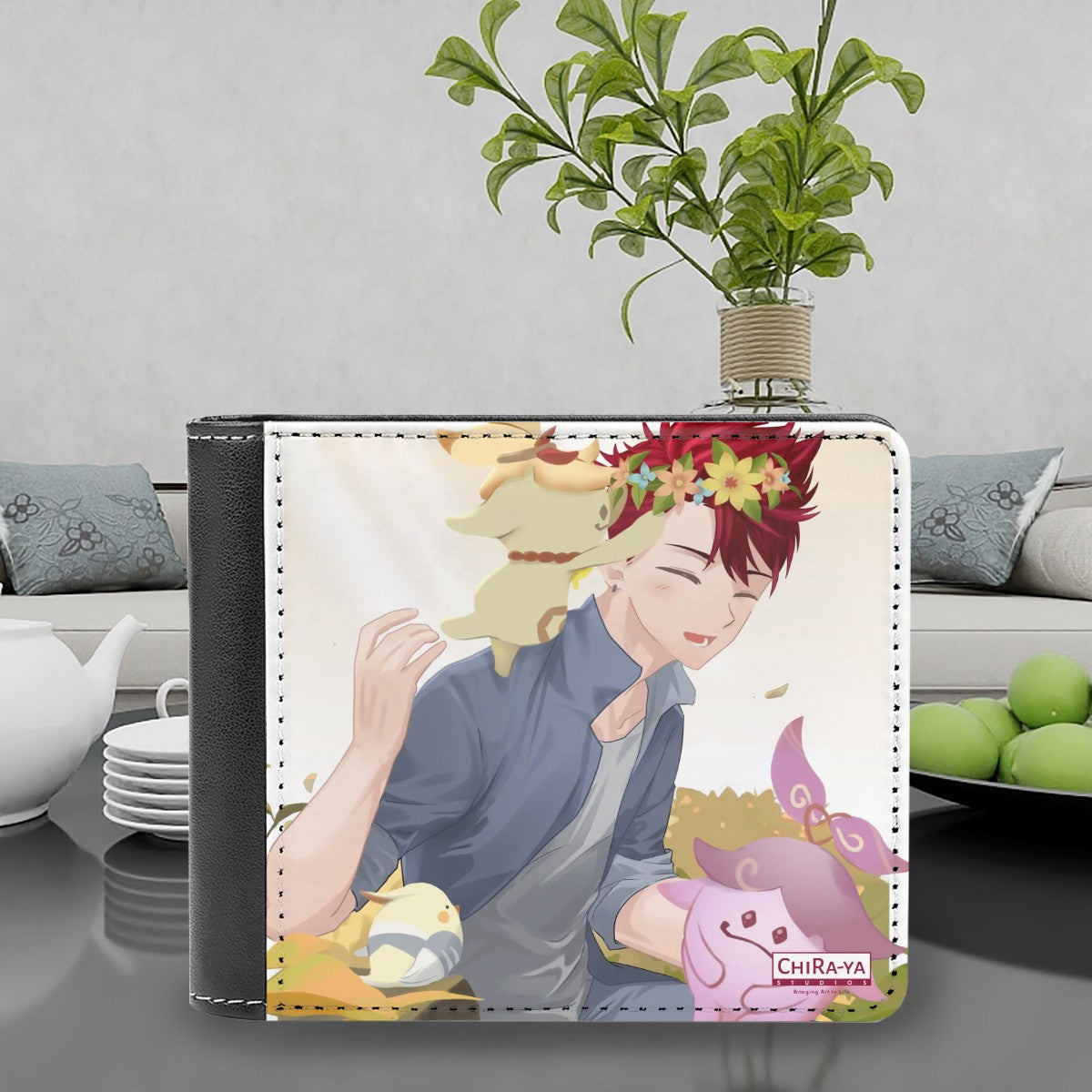 Terraglotte Leather Wallet - 2024 Anniversary Art ft. Aramiya