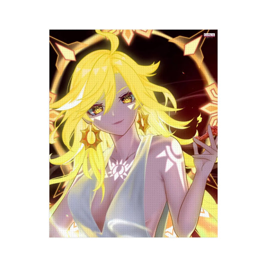 Genshin Impact DIY Diamond Painting Kit - Mavuika: "Come and Get It" (Archon Outfit)