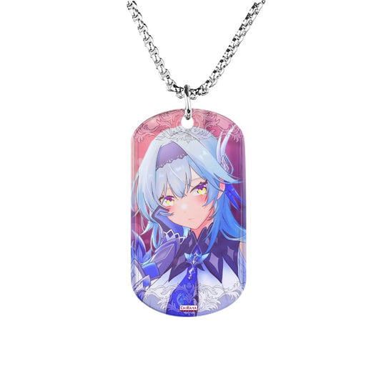 Genshin Impact Titanium Necklace - Eula: "Night Out at Angel's Share"