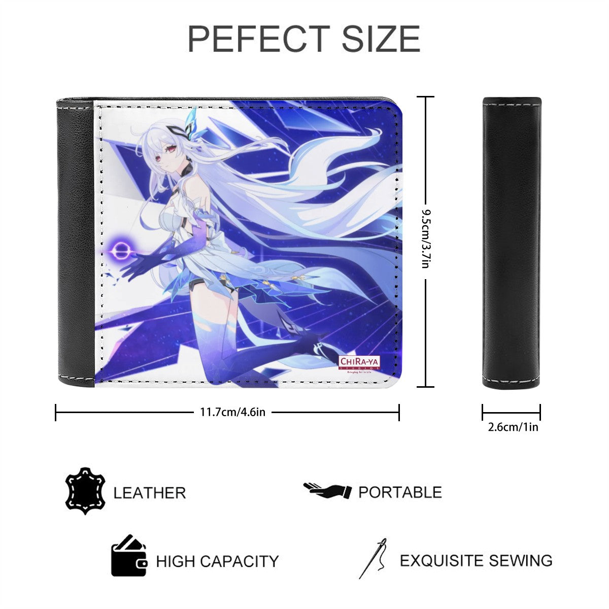 Genshin Impact Leather Wallet - Skirk: "Forged in the Abyss"