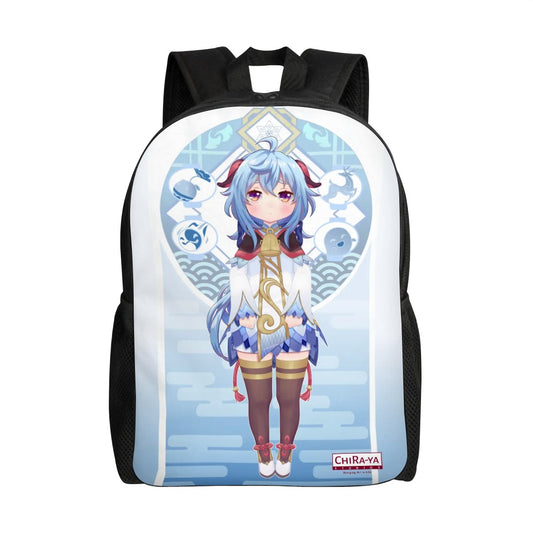 Genshin Impact Oxford Backpack - Ganyu: "Smol Ganyu"