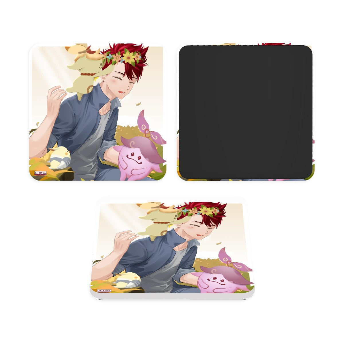 Terraglotte Acrylic Fridge Magnet - 2024 Anniversary Art ft. Aramiya