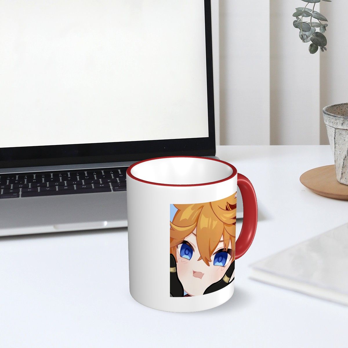 Genshin Impact Squishy Series Ceramic Mug - Tartaglia (Childe)