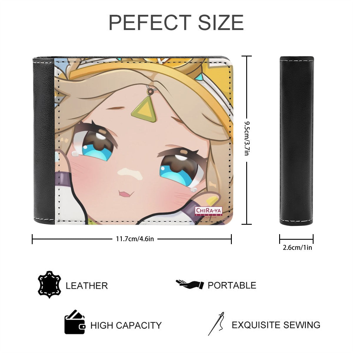 Genshin Impact Squishy Series Leather Wallet - Kachina