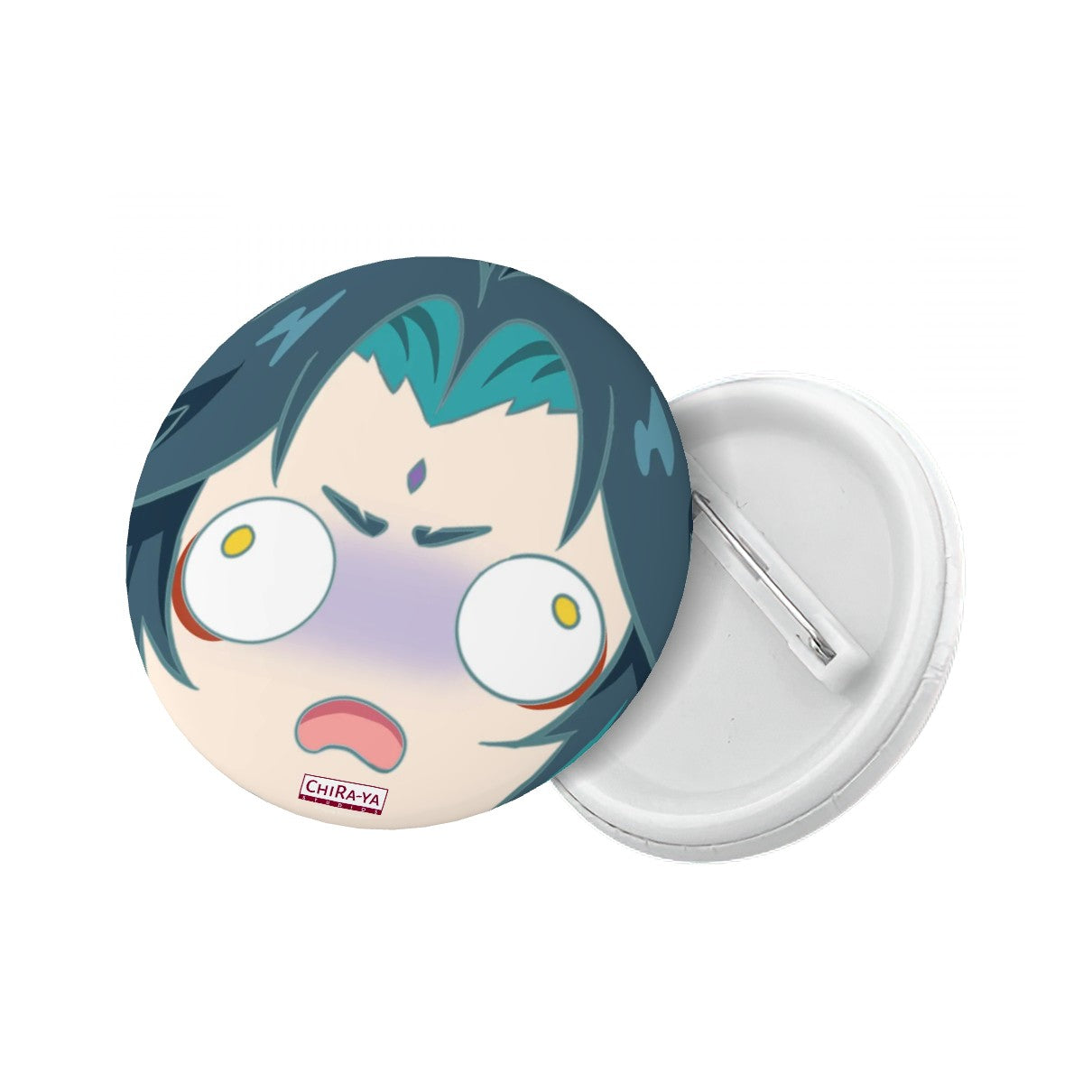 Genshin Impact Pin Badge - Derp series