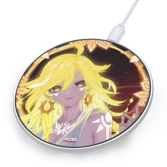 Genshin Impact Wireless Phone Charger - Mavuika: "Come and Get It" (Archon Outfit)