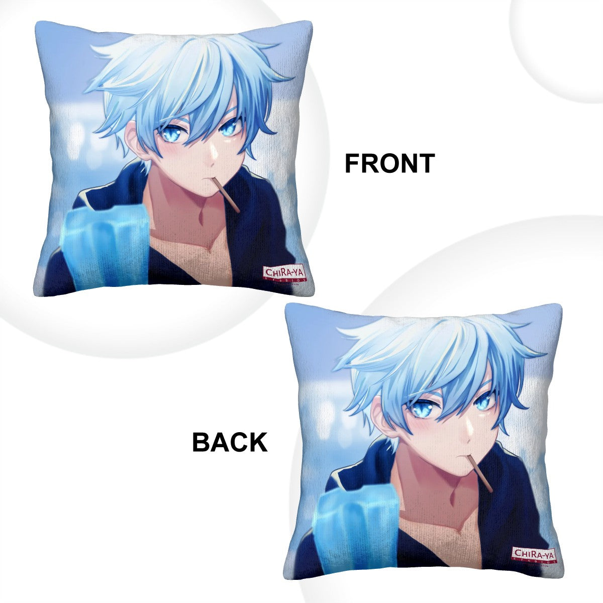 Genshin Impact Corduroy Throw Pillow Cover - Chongyun: "Summertime"