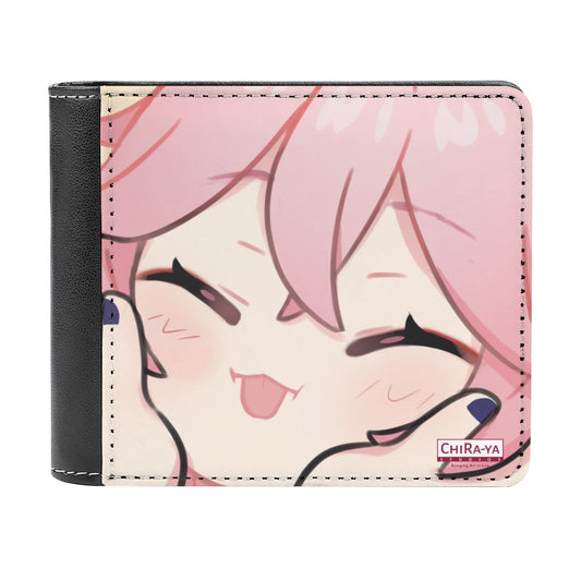 Genshin Impact Squishy Series Leather Wallet - Yae Miko