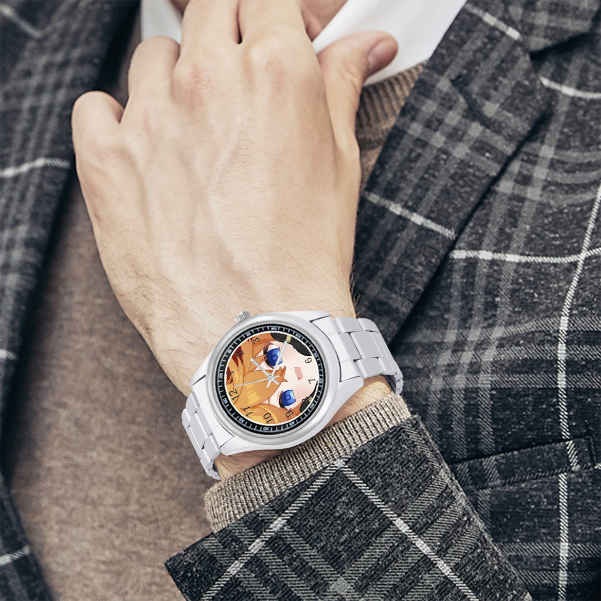 Genshin Impact Squishy Series Stainless Steel Watch - Tartaglia