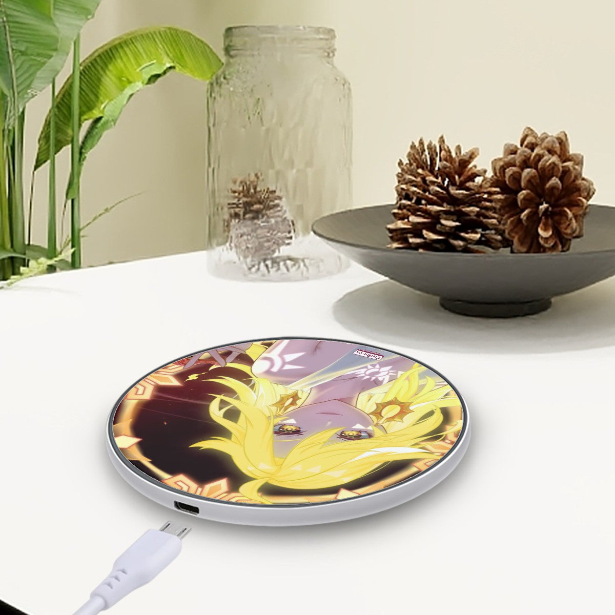 Genshin Impact Wireless Phone Charger - Mavuika: "Come and Get It" (Archon Outfit)
