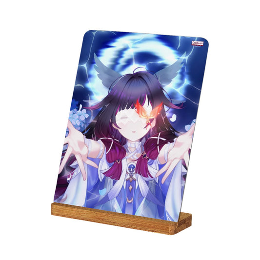 Genshin Impact Metal Print with Stand - Columbina: "Cui Lacrimosae"