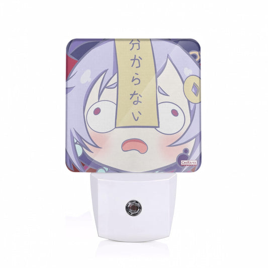 Genshin Impact Derp Series Automatic LED Night Light - Qiqi
