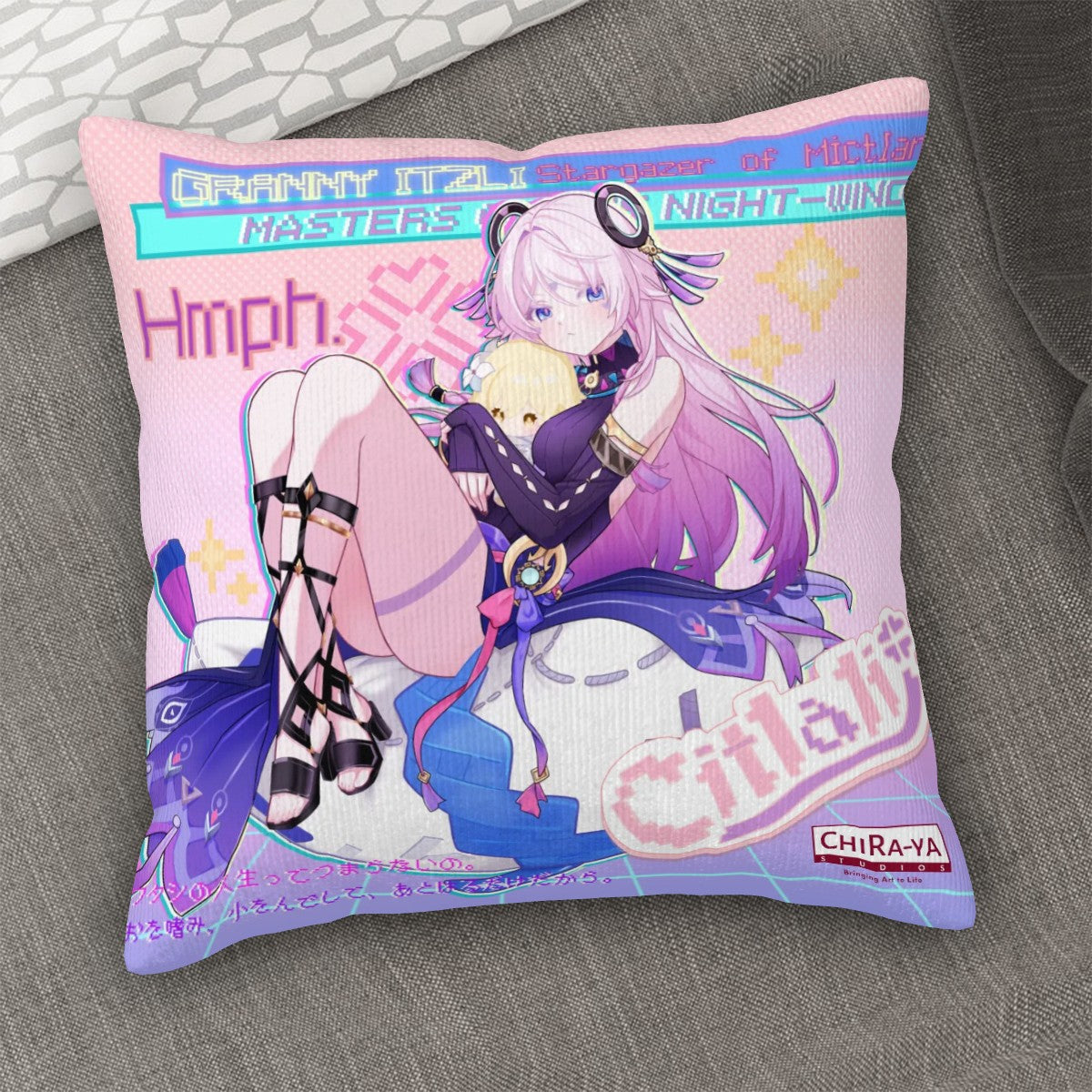 Genshin Impact Corduroy Throw Pillow Cover - Citlali: "Self-Indulgence"