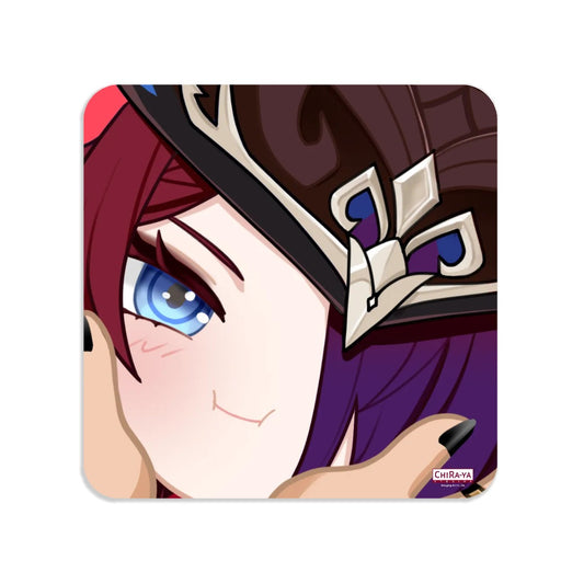 Genshin Impact Squishy Series Acrylic Fridge Magnet - Chasca