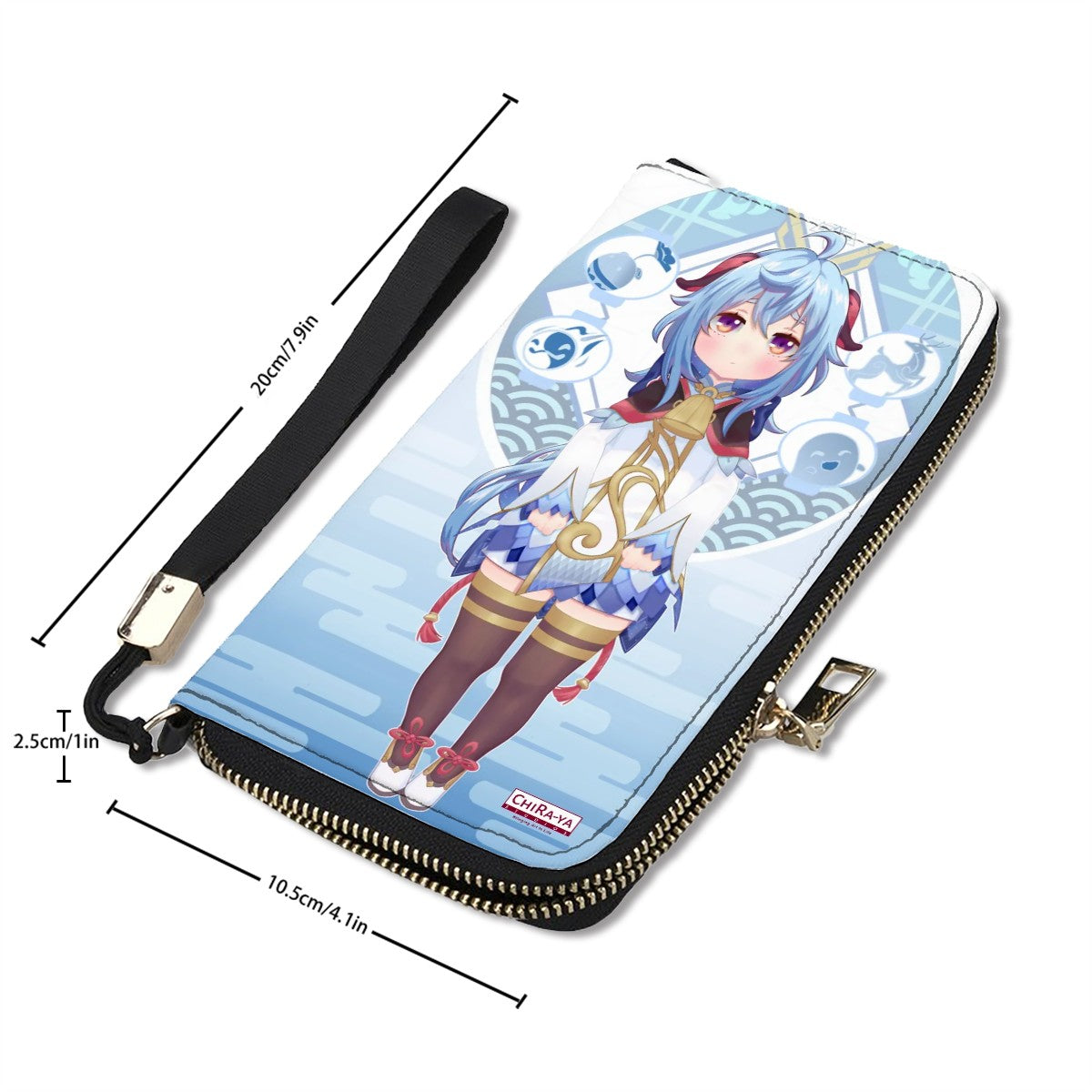 Genshin Impact Luxury Clutch Wallet - Ganyu: "Smol Ganyu"