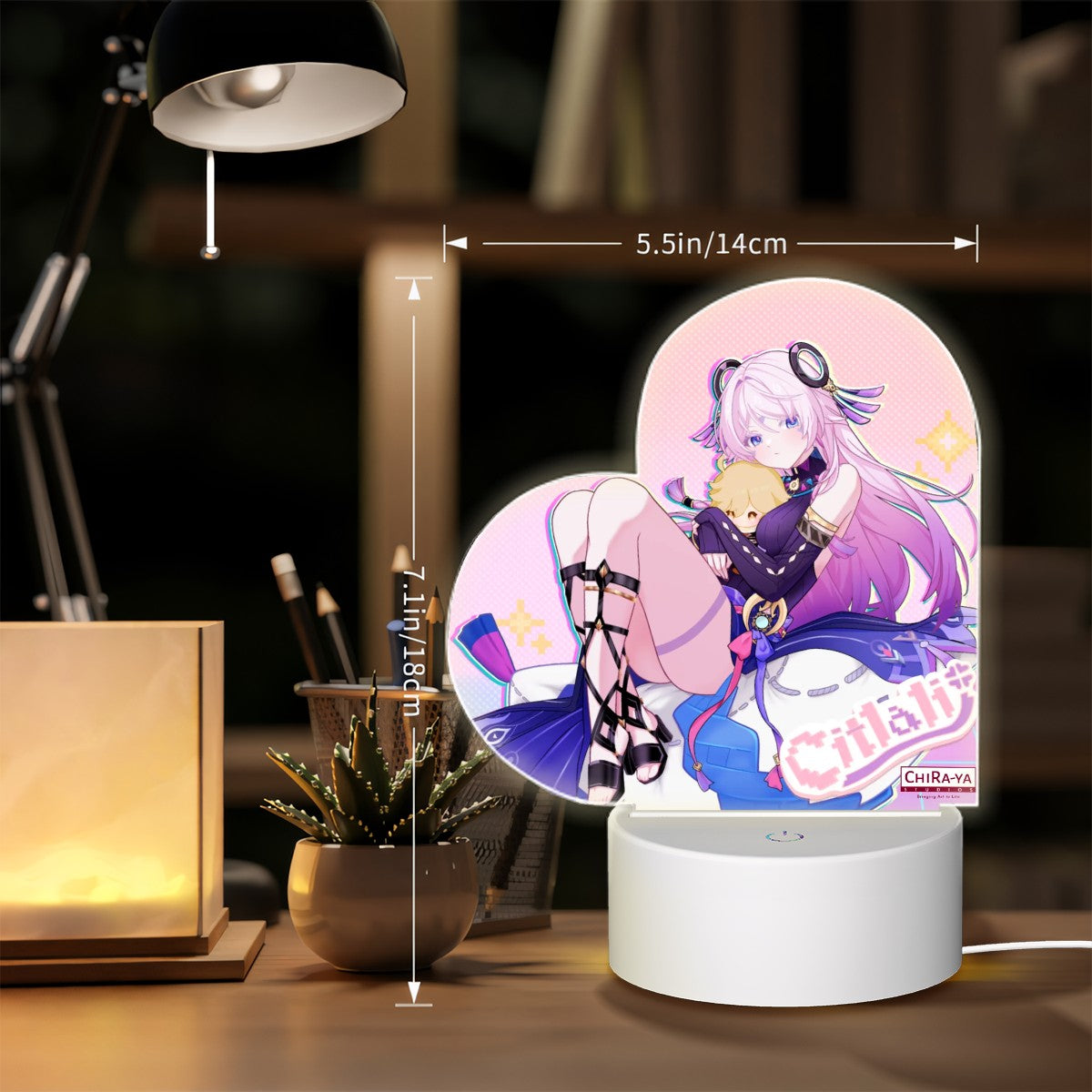 Genshin Impact Heart-Shaped Night Light - Citlali: "Self-Indulgence"