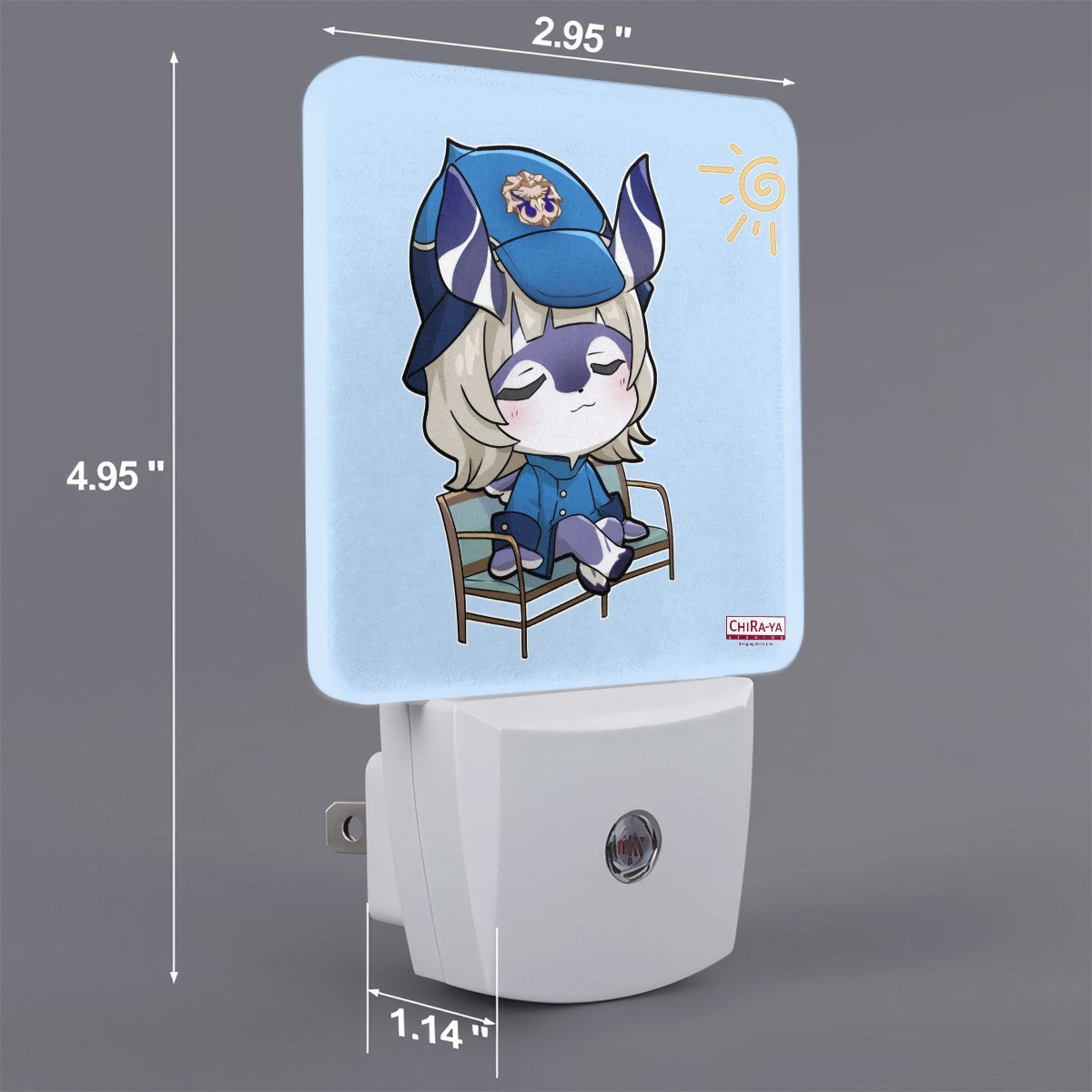 Genshin Impact Melusine Series Automatic LED Night Light - Liath