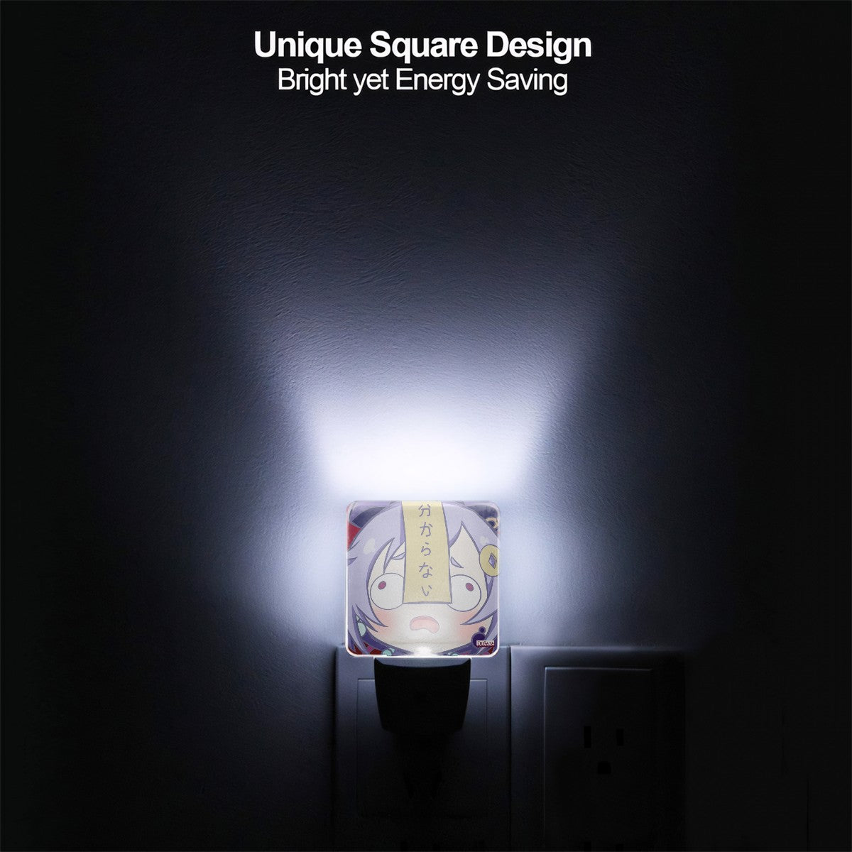 Genshin Impact Derp Series Automatic LED Night Light - Qiqi