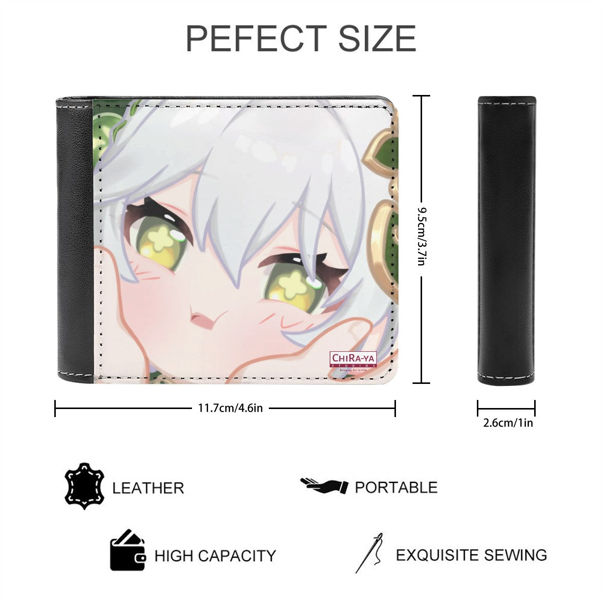 Genshin Impact Squishy Series Leather Wallet - Nahida