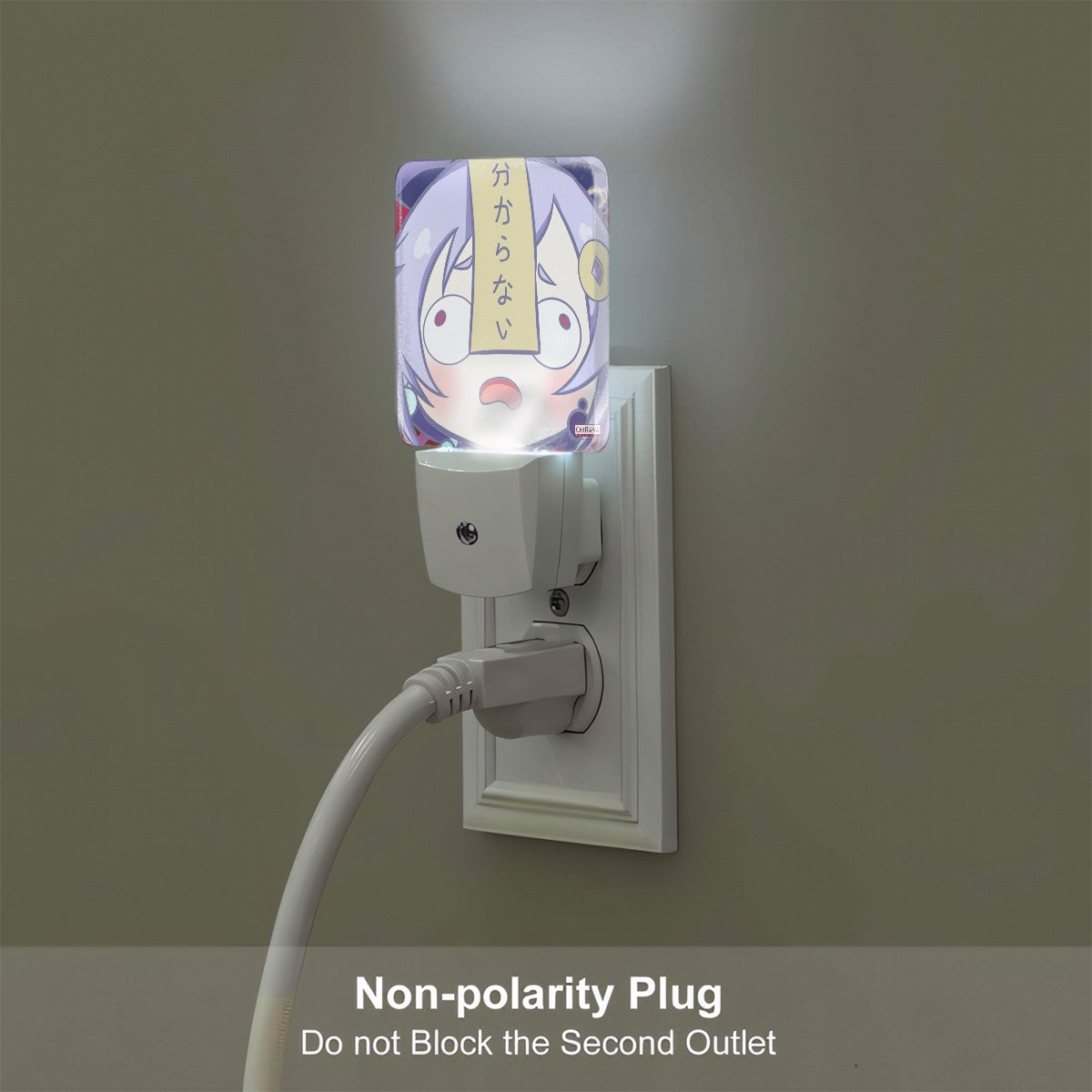 Genshin Impact Derp Series Automatic LED Night Light - Qiqi