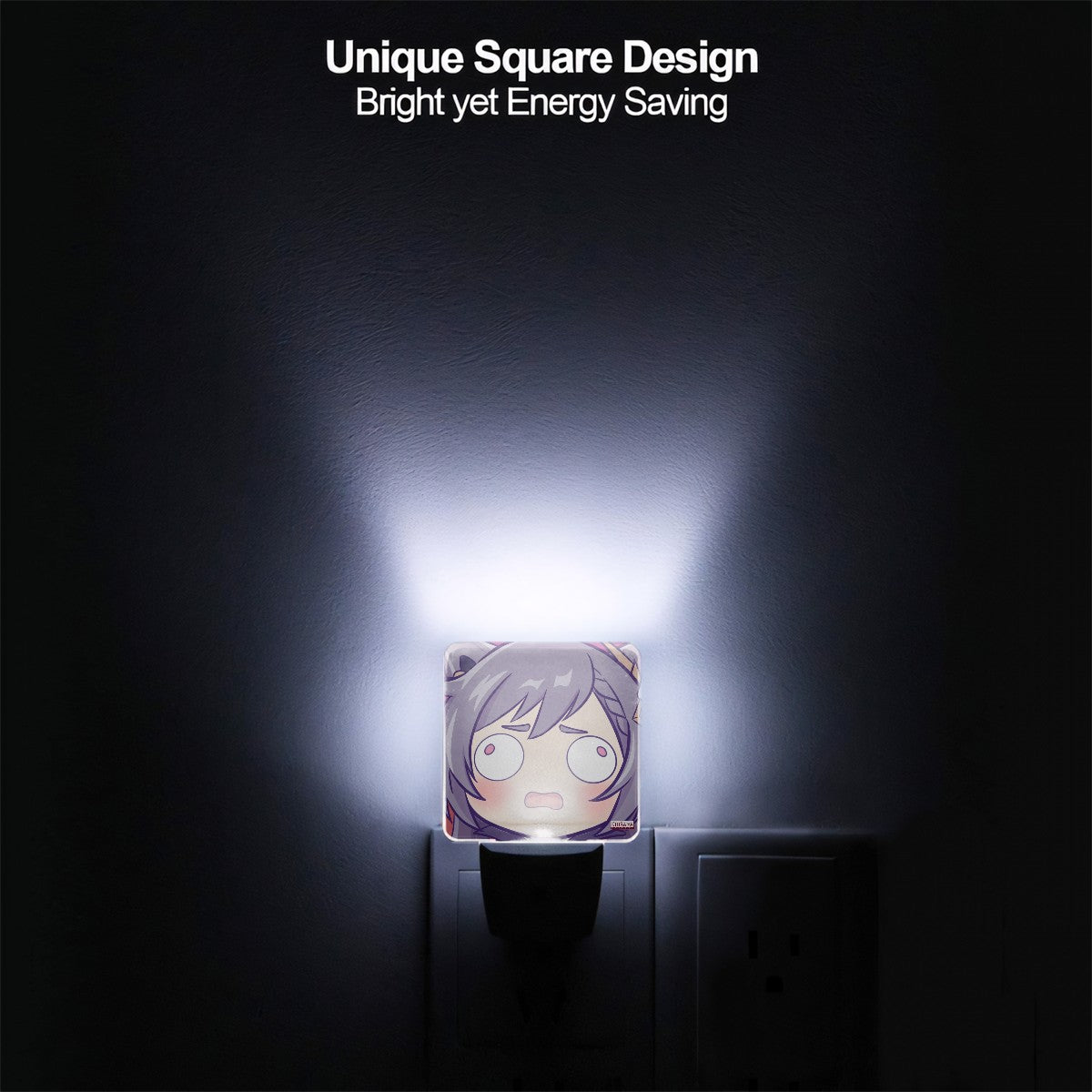 Genshin Impact Derp Series Automatic LED Night Light - Keqing