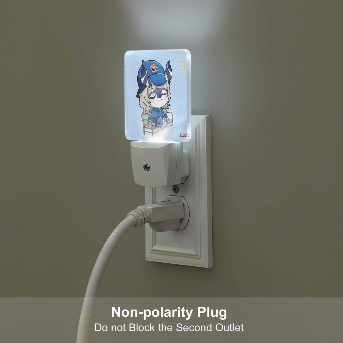 Genshin Impact Melusine Series Automatic LED Night Light - Liath