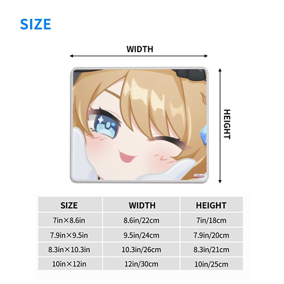Genshin Impact Squishy Series Gaming Mouse Pad - Navia