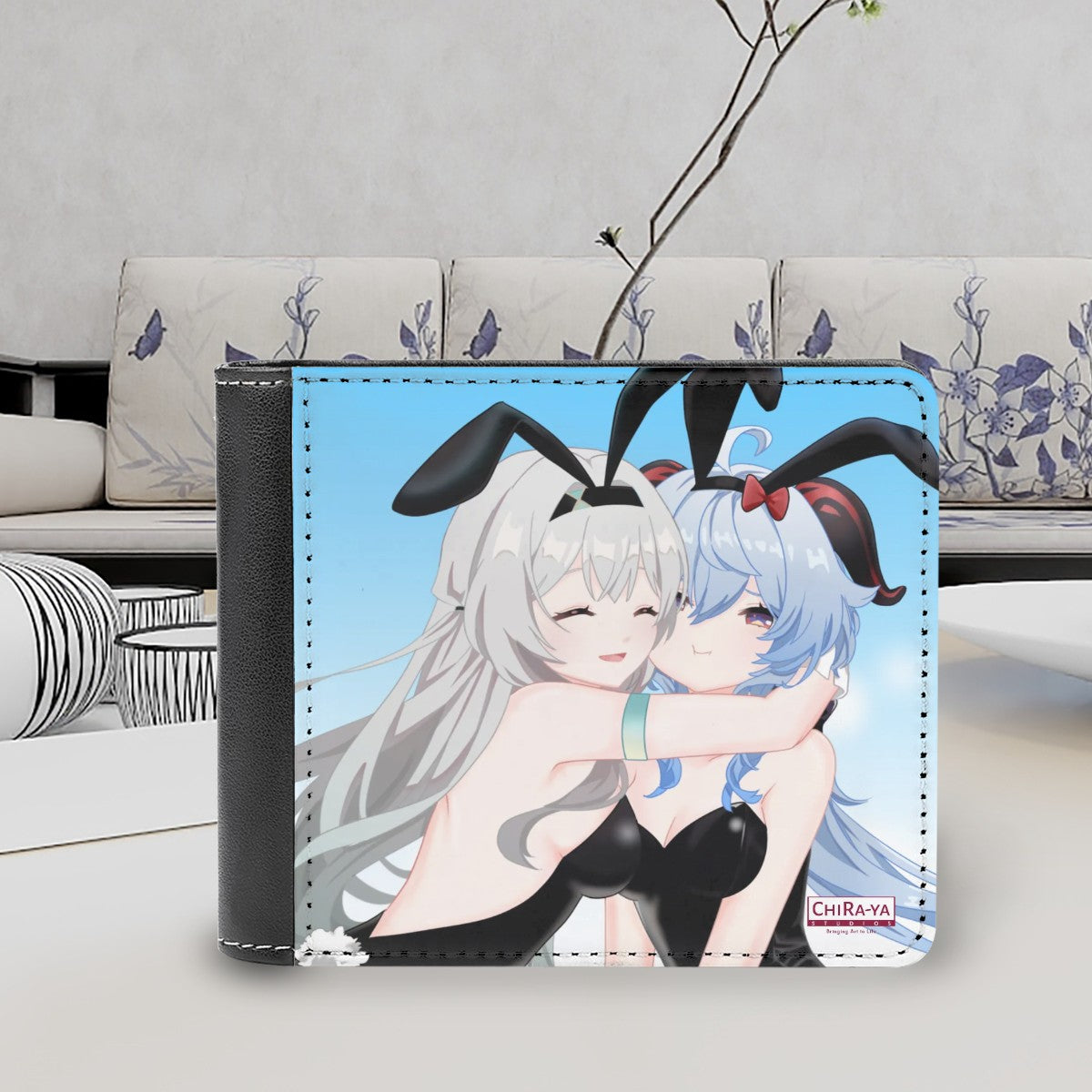 Genshin Impact x Honkai Star Rail Leather Wallet - Firefly & Ganyu: "Bunny Girlies"