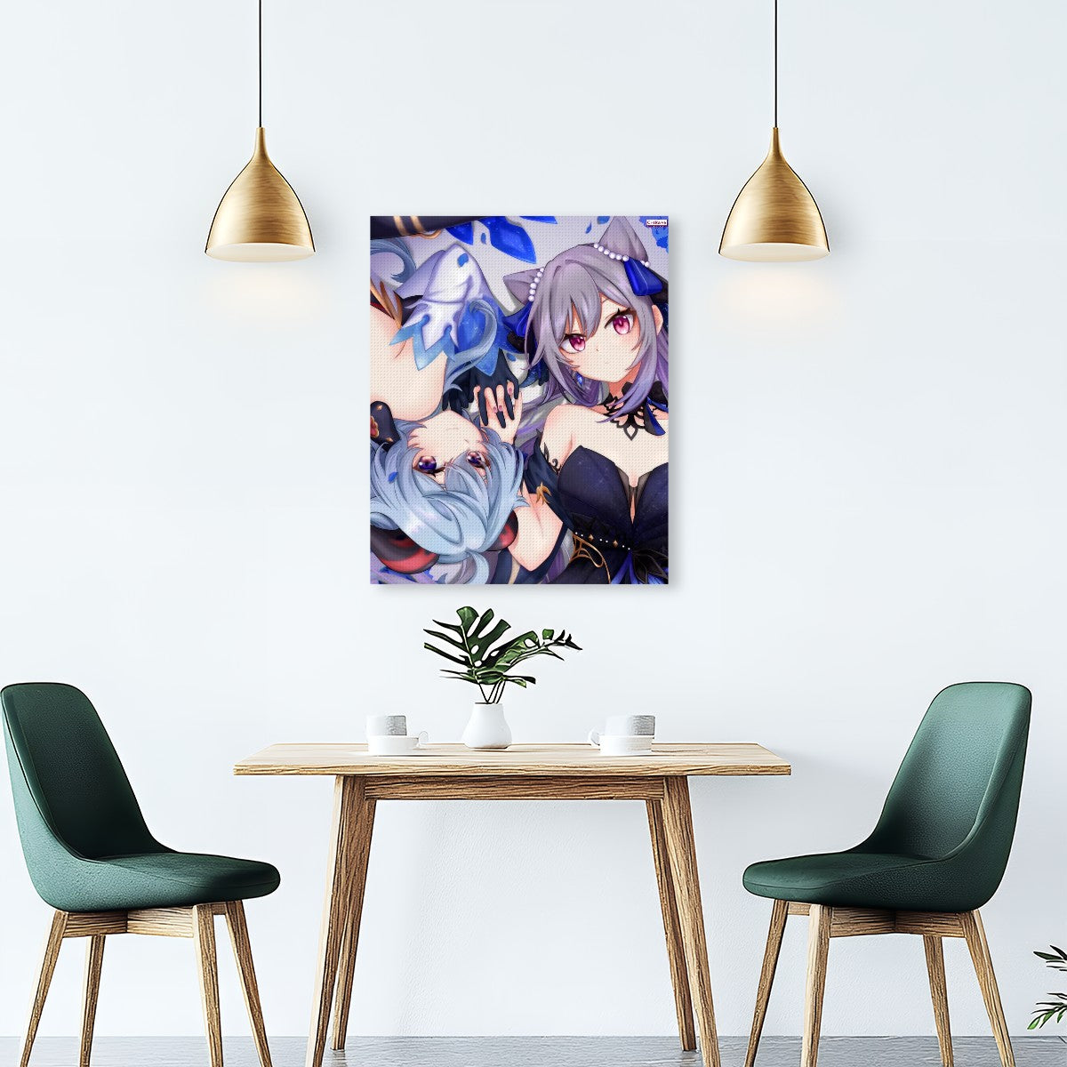 Genshin Impact DIY Diamond Painting Kit - Ganyu & Keqing: "Ganqing Impact"