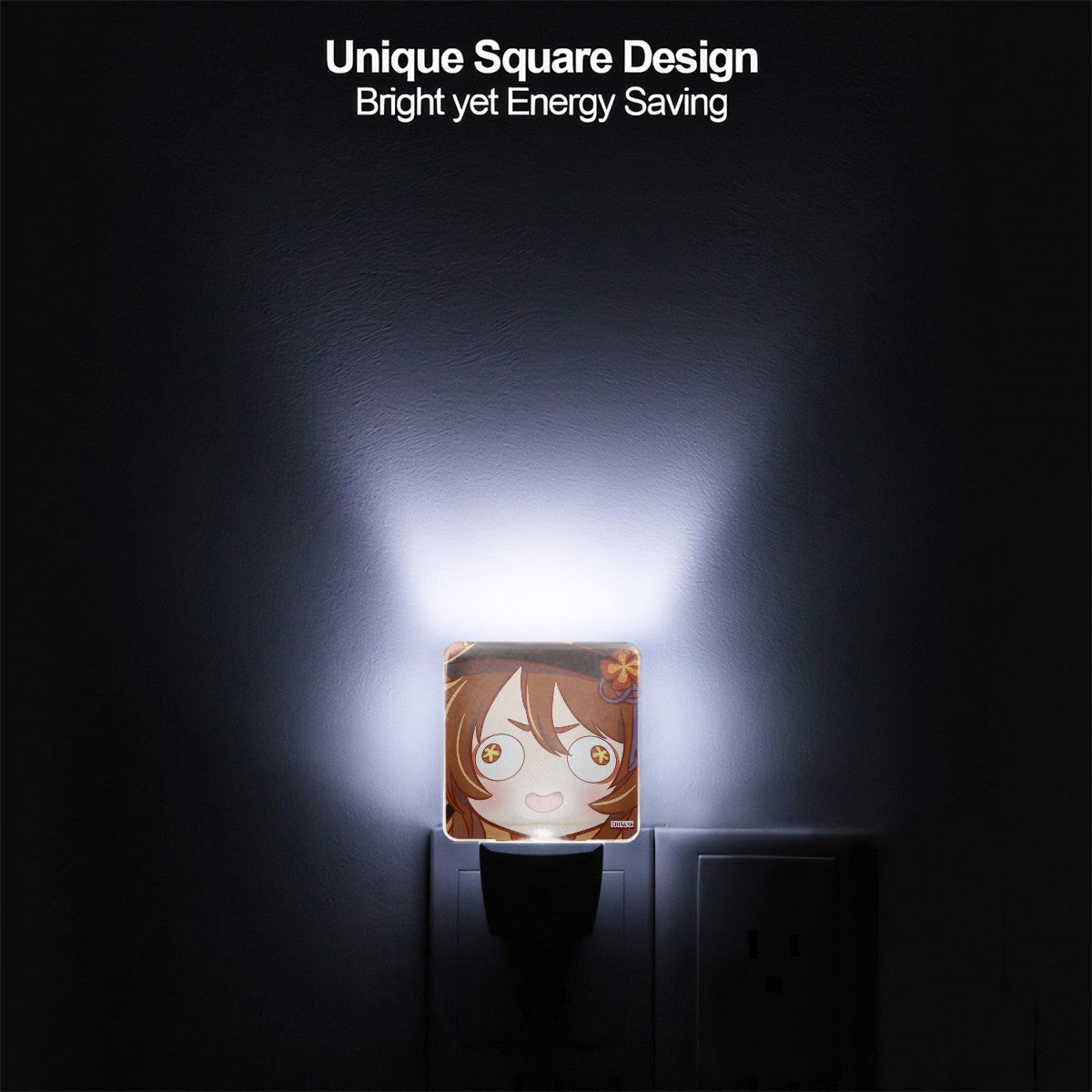 Genshin Impact Derp Series Automatic LED Night Light - Hu Tao