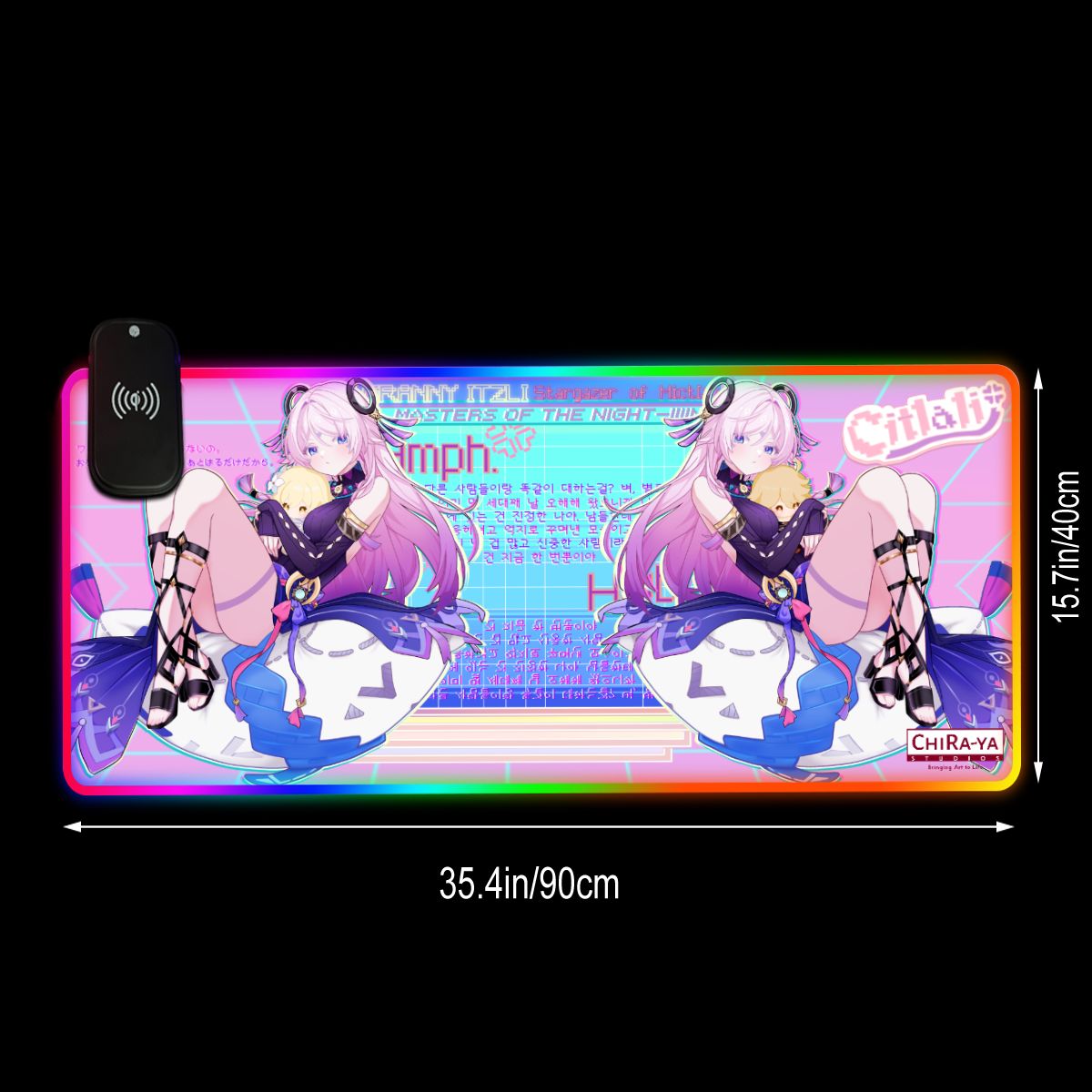 Genshin Impact Premium RGB Gaming Mouse Pad (with Wireless Charging) - Citlali: "Self-Indulgence"
