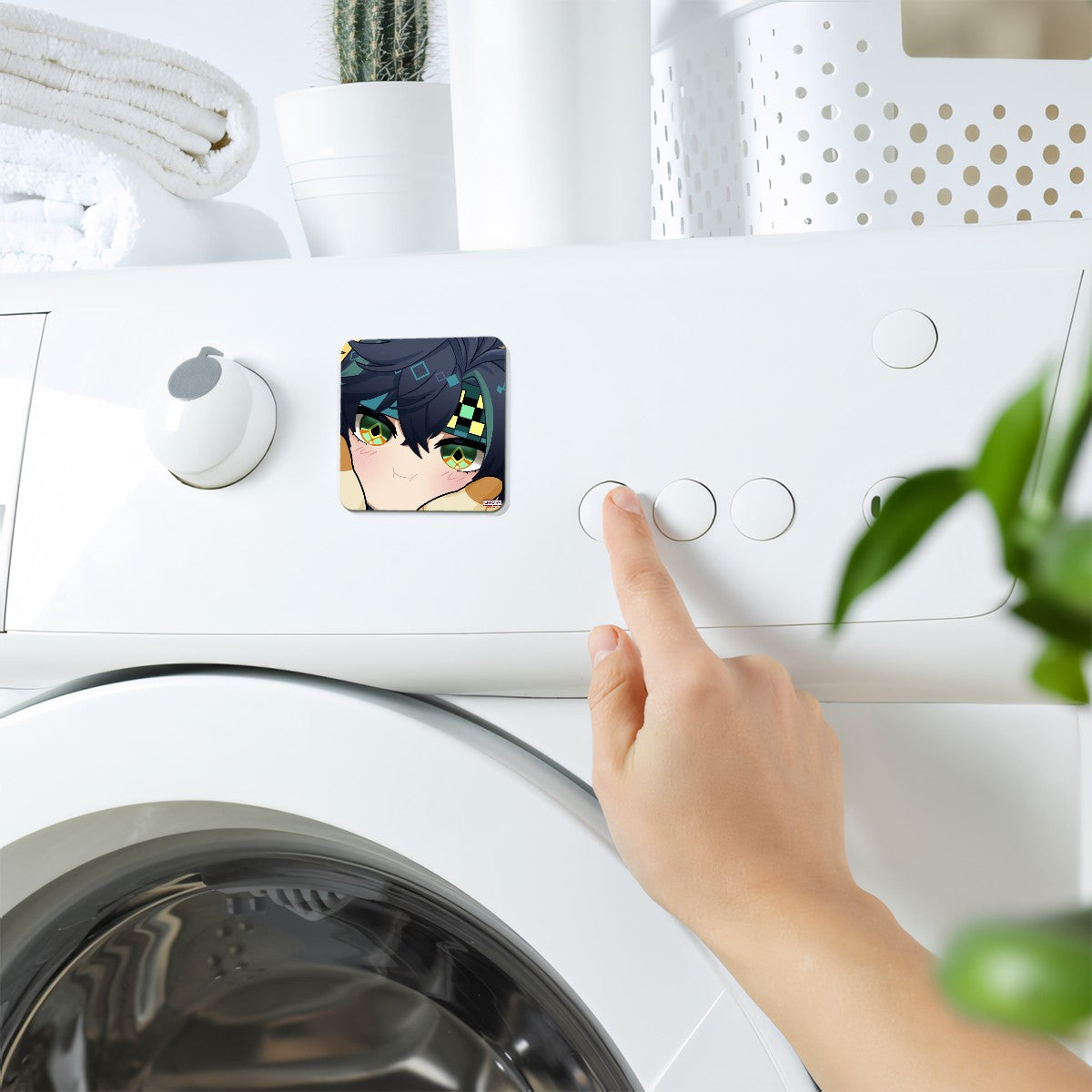 Genshin Impact Squishy Series Acrylic Fridge Magnet - Kinich