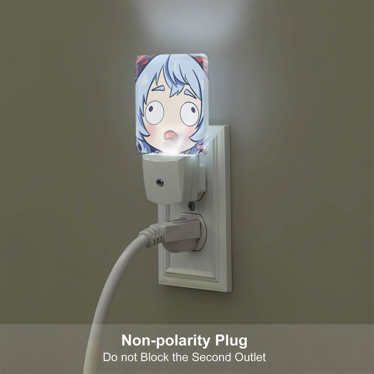 Genshin Impact Derp Series Automatic LED Night Light - Ganyu