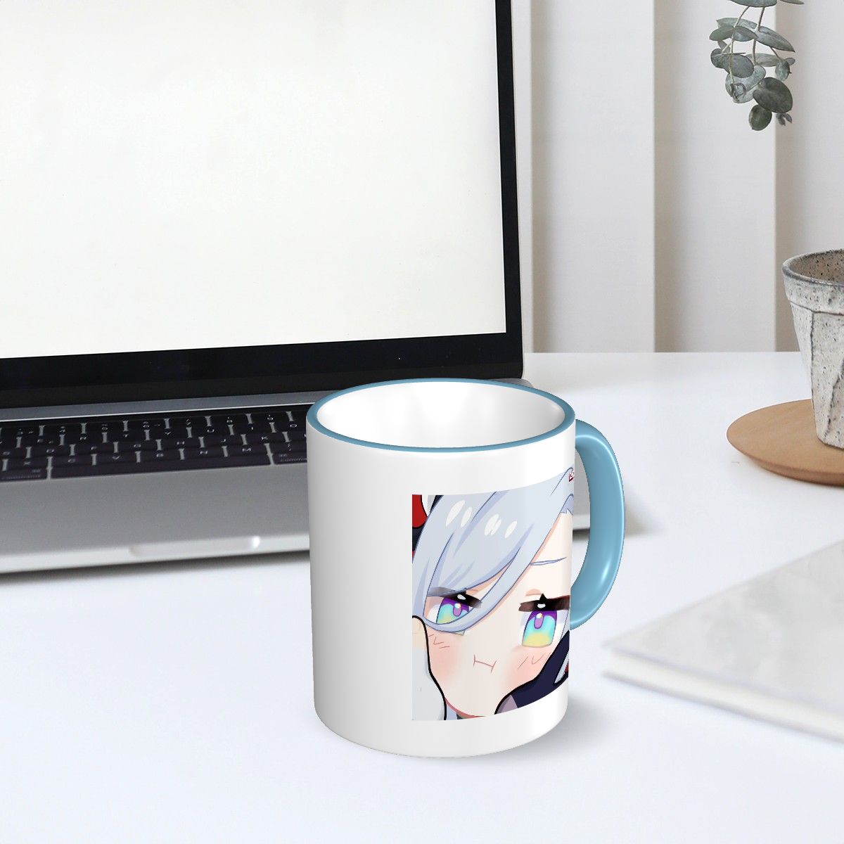 Genshin Impact Squishy Series Ceramic Mug - Shenhe