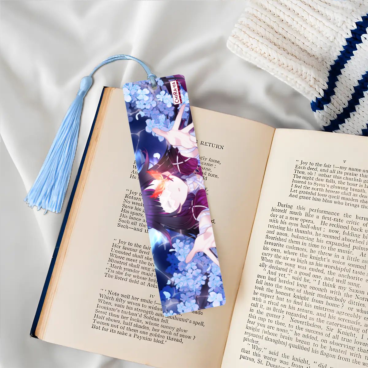 Genshin Impact Wooden Bookmark - Columbina: "Cui Lacrimosae"