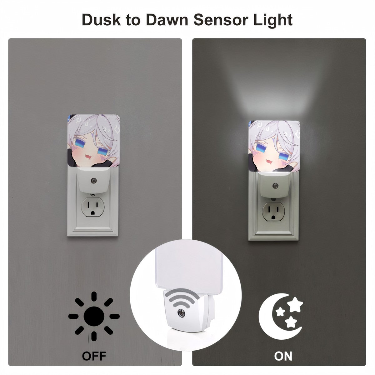 Genshin Impact Squishy Series Automatic LED Night Light - Citlali