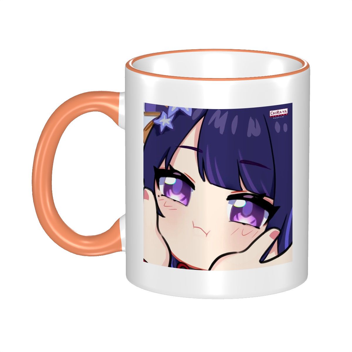 Genshin Impact Squishy Series Ceramic Mug - Raiden Shogun