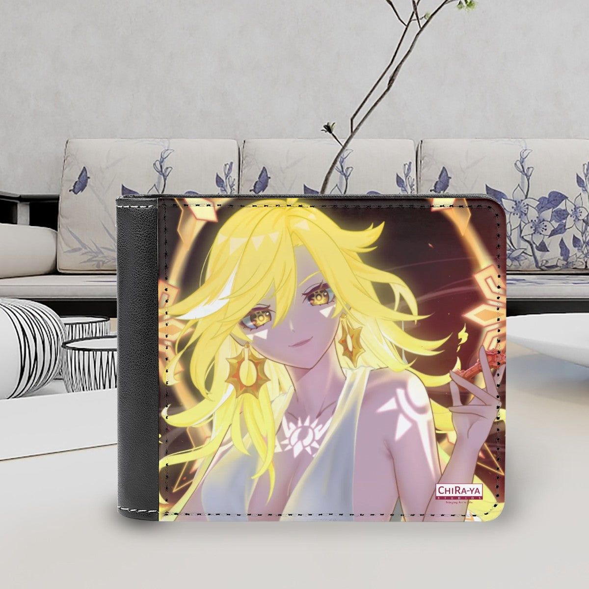 Genshin Impact Leather Wallet - Mavuika: "Come and Get It" (Archon Outfit)